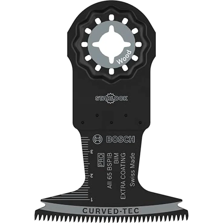 Bosch 10x PRO Multi Material AII 65 BSPIB Blatt für Multifunktionswerkzeuge (für Hartholz, Kunststoffbeschichtete Platten, Breite 65 mm) – Bild 1