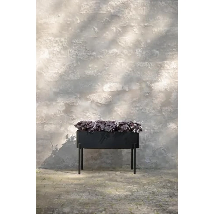Eva Solo Simply Grow Pflanzenbox, Pflanzkübel mit Selbstbewässerungssystem, wetterfest, Aluminium und pulverbeschichteter Stahl, 80 cm breit – Bild 2