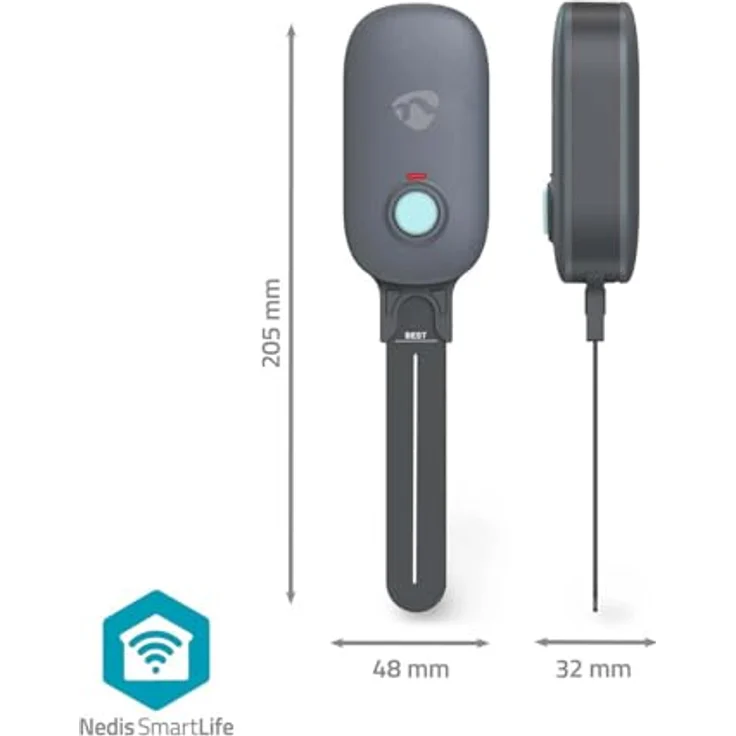 Nedis SmartLife Bodenfeuchtemessgerät, Bluetooth-Sensor zur Bodenfeuchtigkeits- und Temperaturmessung, batteriebetrieben mit bis zu 12 Monaten Lebensdauer – Bild 10
