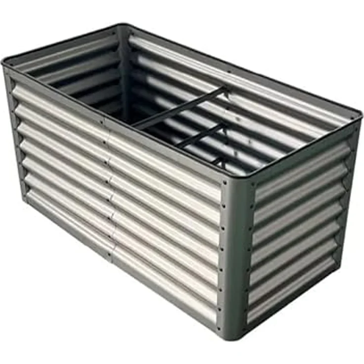 GFP Primeyard Luca Cortenstahl-Hochbeet 120x60x35 cm, stabiles Gartenbeet mit natürlicher Rostoptik, sicherem Kantenschutz und ganzjährigem Einsatz – Bild 4