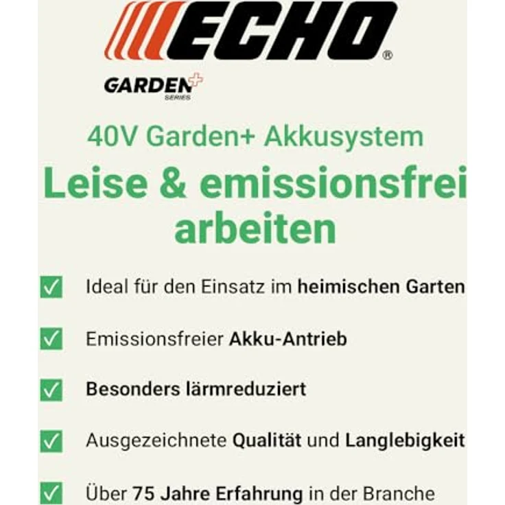 Echo DHCA-310 Akku Heckenschneider 48 cm, batteriebetrieben mit verstellbarem Kopfstück und gegenläufigem Doppelblatt, ohne Akku – Bild 8