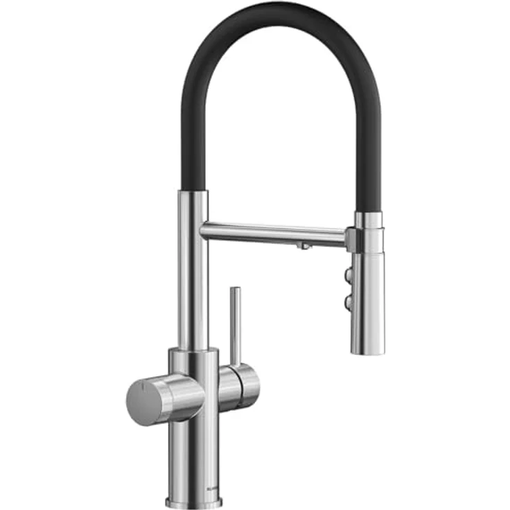Blanco Küchenarmatur CATRIS-S FLEXO Filter, PVD Steel, 3-in-1 mit getrenntem Auslauf für gefiltertes Wasser, flexibler Auslauf, hygienisch – Bild 1