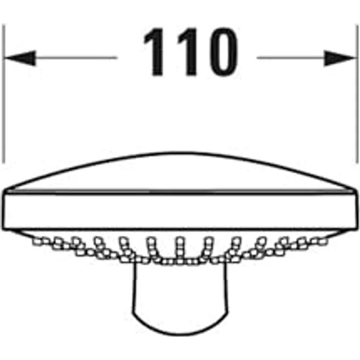 Duravit Handbrause 3jet 110, Duschkopf Regendusche in Schwarz-Matt, hohe Funktionalität, NEU – Bild 11