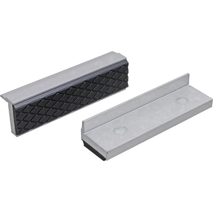 BERNSTEIN TOOLS FOR ELECTRONICS Schraubstock Schonbacken Alu/Gummi, mit Magnet 150mm – Bild 1