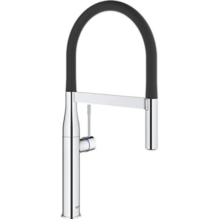 Grohe Essence Einhand Spültischbatterie mit Profibrause und Temperaturbegrenzer - Chrom – Bild 1