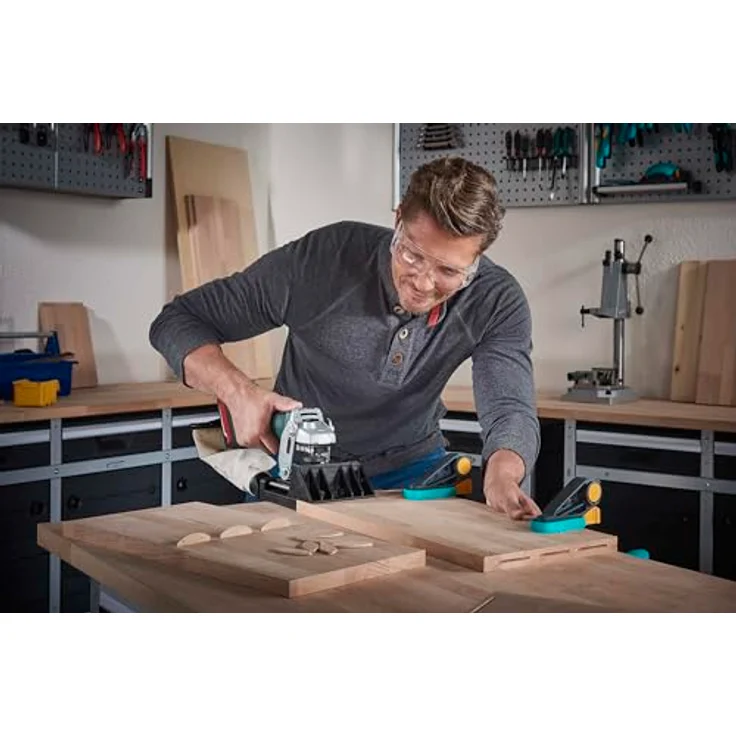 Wolfcraft 2923000 Verbi-Plättchen, beige, 50 Stück – Bild 3