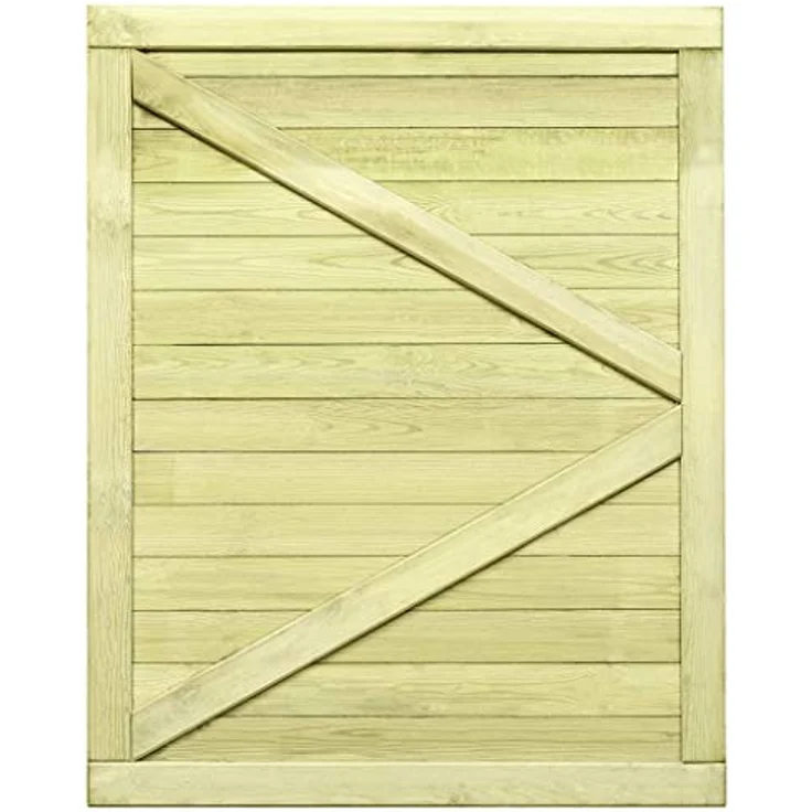vidaXL Gartentor Imprägniertes Kiefernholz 125 x 100 cm – Bild 7