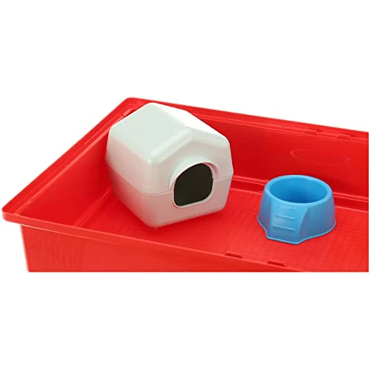 Ferplast Hamsterkäfig, Nagerkäfig CRICETI 9, Kleintierkäfig, Hamsterzubehör inklusive, 46 x 29,5 x h 23 cm. – Bild 5