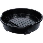 BGS 8942, Ölfassaufsatz für 200-l-Fässer, 20 l, schwarz, geeignet zum Ablassen von Altöl und Ablegen von Ölfiltern