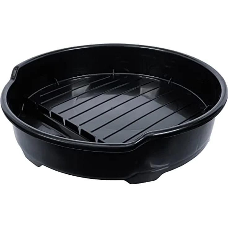BGS 8942, Ölfassaufsatz für 200-l-Fässer, 20 l, schwarz, geeignet zum Ablassen von Altöl und Ablegen von Ölfiltern – Bild 1
