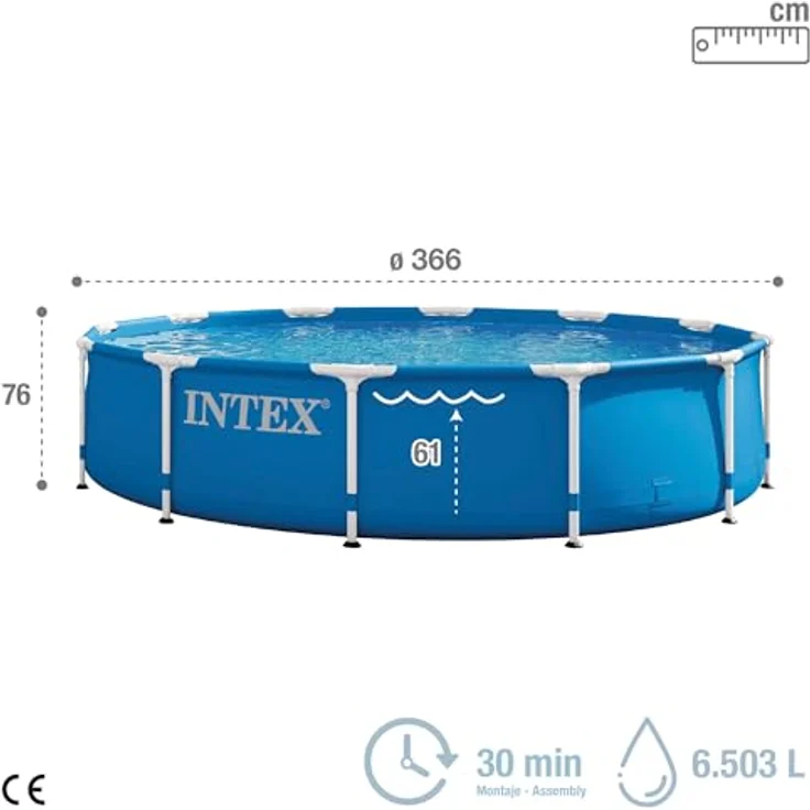 Intex  Topper Solar für rechteckige Pools 476 x 234 cm bunt – Bild 4