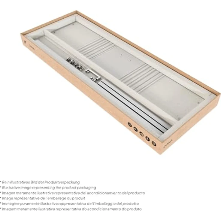 i-flair Eckdusche DIANA, Schiebetür Duschkabine 75x75 cm, teilsatiniertes 6 mm ESG, silberne Aluminiumprofile, ebenerdiger Einbau möglich – Bild 8