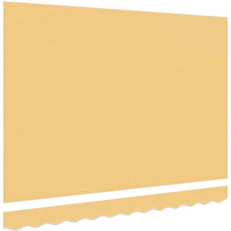 vidaXL Markise Markisenersatzstoff Sand, Wetterfestes Polyester 431 x 295 cm mit UV- und Wasserbeständigkeit – Bild 6