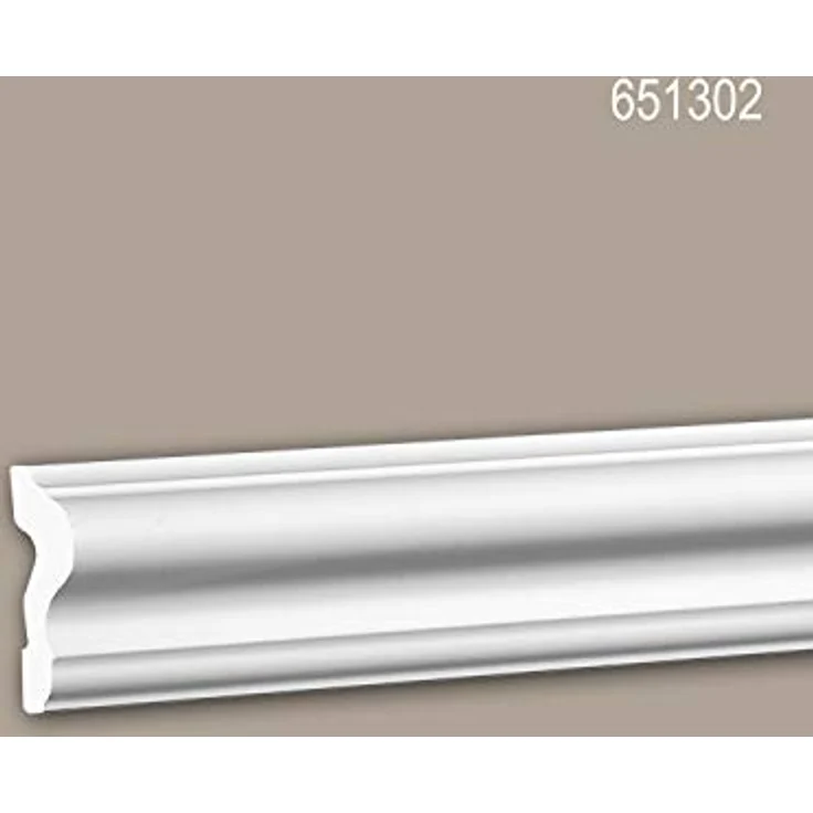 Wand- und Friesleiste PROFHOME 651302 Stuckleiste Zierleiste stoßfest Wandleiste Neo-Klassizismus-Stil weiß 2 m – Bild 4
