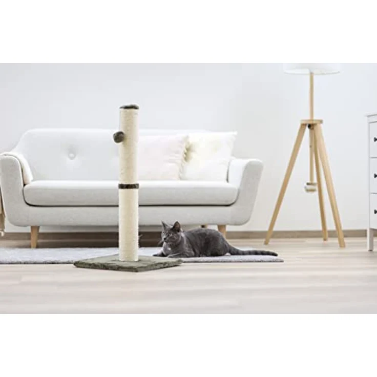 Kerbl Kratzsäule OPAL-MAXI, grau Höhe: 78 cm, 1 Stück (1er Pack) – Bild 2