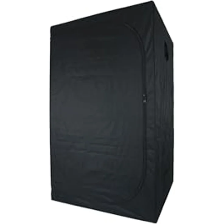 Hongyi Growbox 80x80x160 cm, Schwarz, Anzuchtzelt mit hoher Reflektivität, Growzelt mit stabilem Metallrahmen und Belüftungsklappen – Bild 3