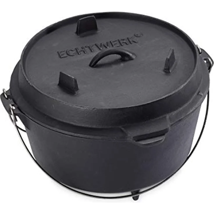 Echtwerk Gusseisen Dutch Oven 8 Liter Feuertopf – Bild 2