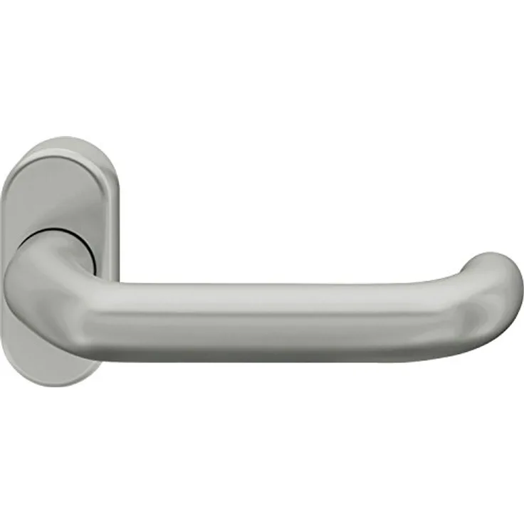 FSB 0 97 0625 01263 0105 Türgriff mit ovaler Rosette, universal, Hochhaltefeder, Aluminium eloxiert, für Rahmentüren EN179