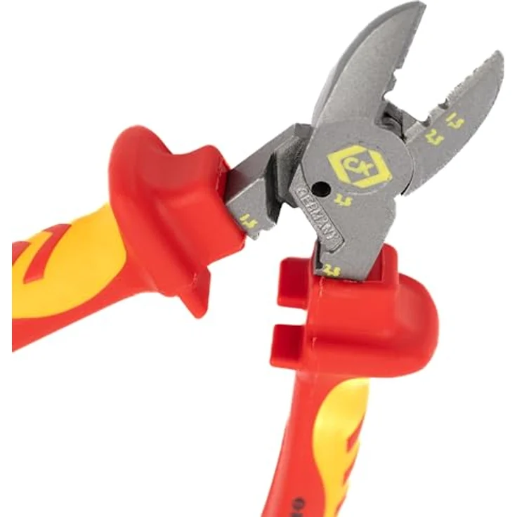 C.K RedLine VDE Combicutter 3, 160 mm, VDE-geprüfte Zange mit neuem Griffdesign und Schraubenschneider, bis 1.000 V geeignet – Bild 3