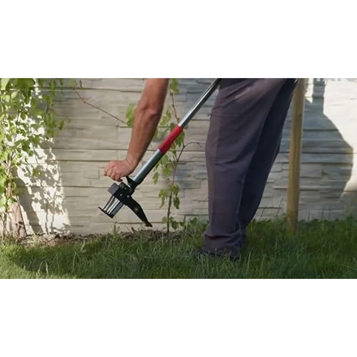 YATO Unkrautstecher 995mm, Ergonomischer Löwenzahnstecher aus eloxiertem Aluminium für rückenschonendes Arbeiten – Bild 3