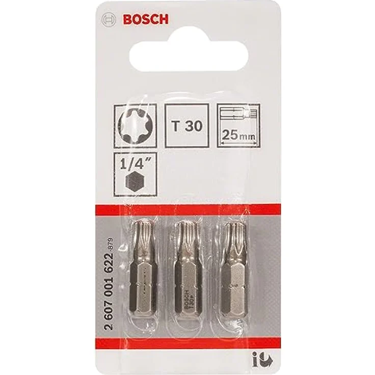 Bosch Professional Bit Extra-Hart für Innen-Torx-Schrauben (T30, Länge: 25 mm, 3 Stück) – Bild 2