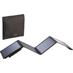 revolt Faltbares Solarpanel: 28-Watt-Solar-Ladegerät mit 2 USB-Anschlüssen (5V/4,8A), faltbar, IPX4 (Solarpanel Tasche, Solarkoffer mit Laderegler, Autobatterie)