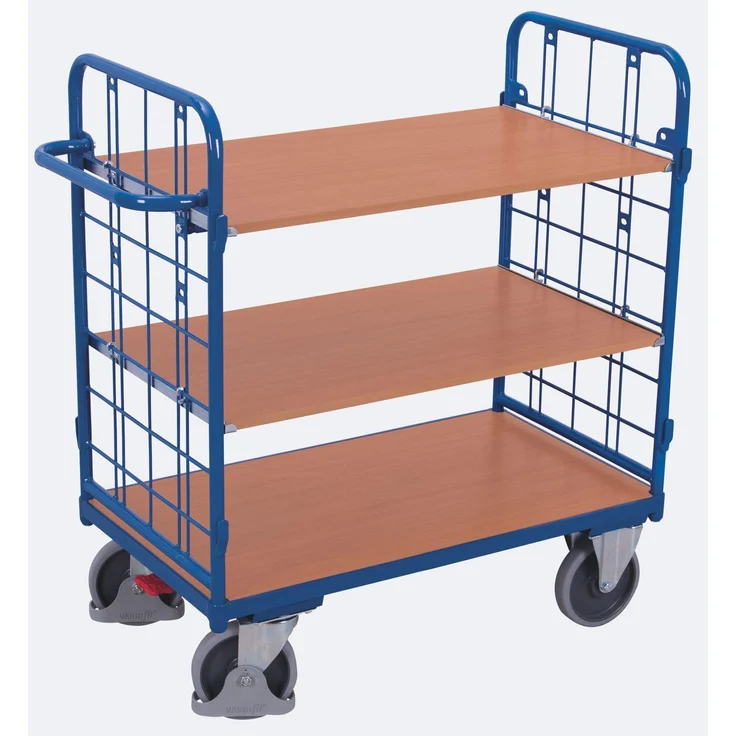Transportwagen 0, Niedriger Etagenwagen, tragfähig bis 500 kg, robust und pulverbeschichtet, hergestellt in Polen