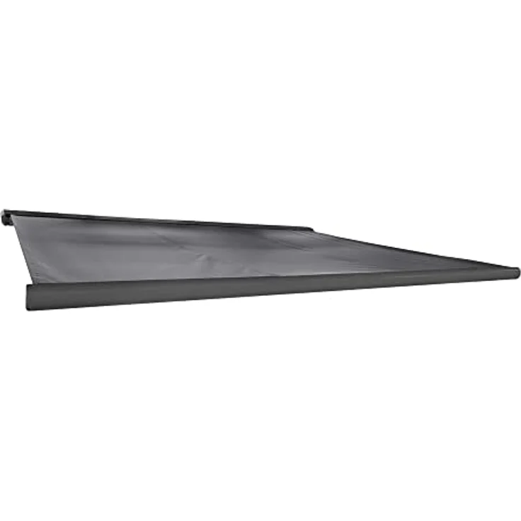 HOME DELUXE - LED Vollkassettenmarkise ELOS - Anthrazit, 500 x 300 cm - inkl. Wind- und Sonnensensor, Fernbedienung, Handkurbel, Montagematerial I Terrassenüberdachung Sonnenschutz Windschutz – Bild 4