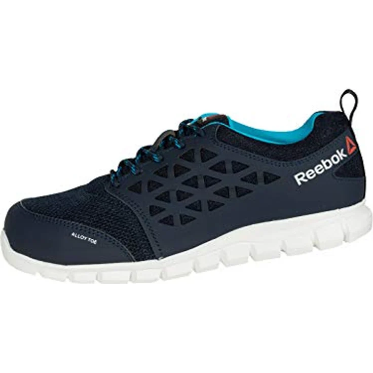 Reebok Excel Light, Sicherheitsschuh mit Aluminium-Zehenschutzkappe, metallfrei, atmungsaktiv, schwarz – Bild 2