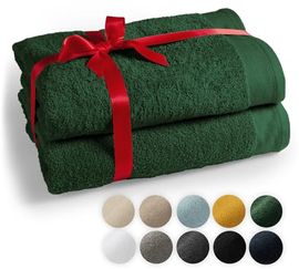 Blumtal Saunatuch Dunkelgrün, 80x200 cm