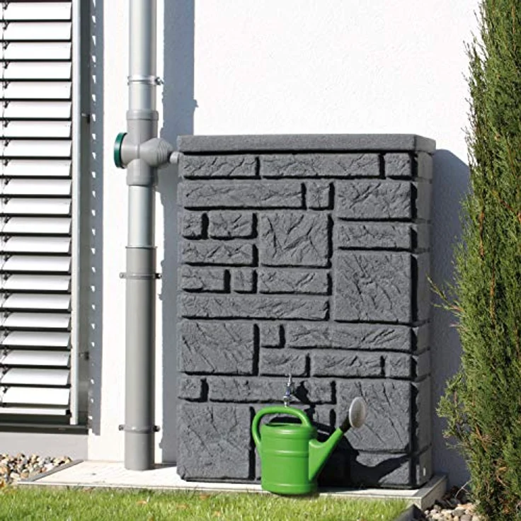 3P Regenspeicher Maurano 300 l Black Granit – Bild 2