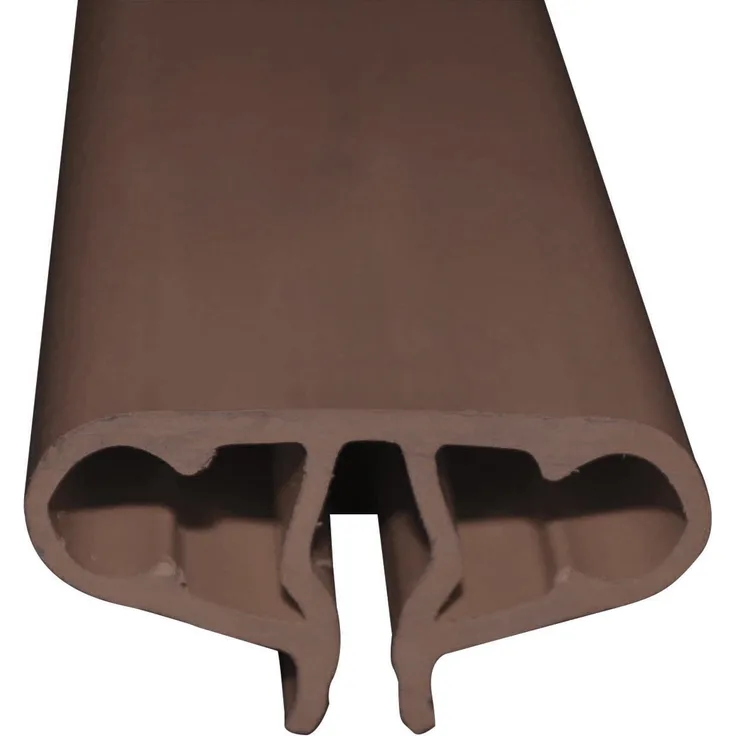 Waterman Pool Handlauf Q5 für Rundbecken 350cm, hochwertiger PVC-Kunststoff, braun RAL 8024