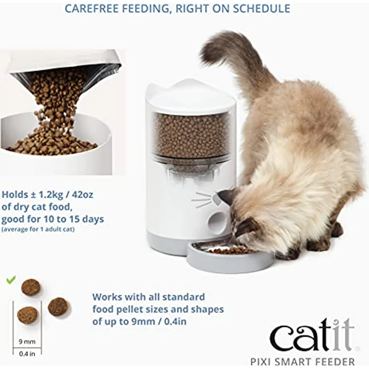 Catit Futterautomat für Katzen (2.90 l), Futternapf – Bild 3
