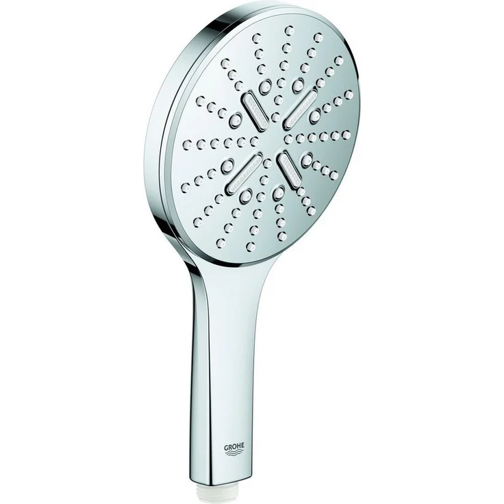 Grohe Handbrause RainShower SmartActive 130, Mit EcoJoy 9,5 l 3 Strahlarten - Chrom – Bild 1