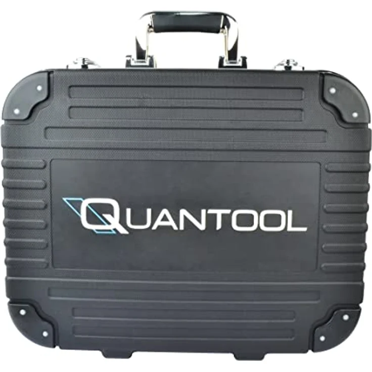Quantool Werkzeugkoffer, 110-tlg. Werkzeugsatz mit stabilem Aluminiumrahmen und ergonomischem Design – Bild 4