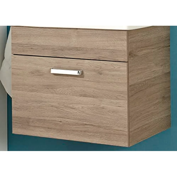 Pelipal Waschtischunterschrank Quickset 313 mit Waschtisch in San Remo eiche terra Quer Nachbildung, 65 cm breit | Waschplatz mit 1 Auszug – Bild 2