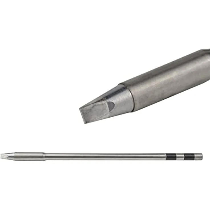 Quick Dauerlötspitze gerade Meißelförmig 3, 2 mm Breit Rapid-Kartuschen-Lötspitze für TS1200 Lötstation