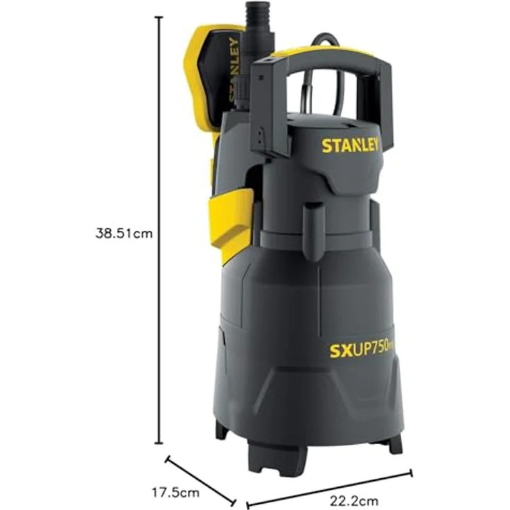 Stanley - TAUCHPUMPE - SCHMUTZWASSER - 750 W – Bild 4