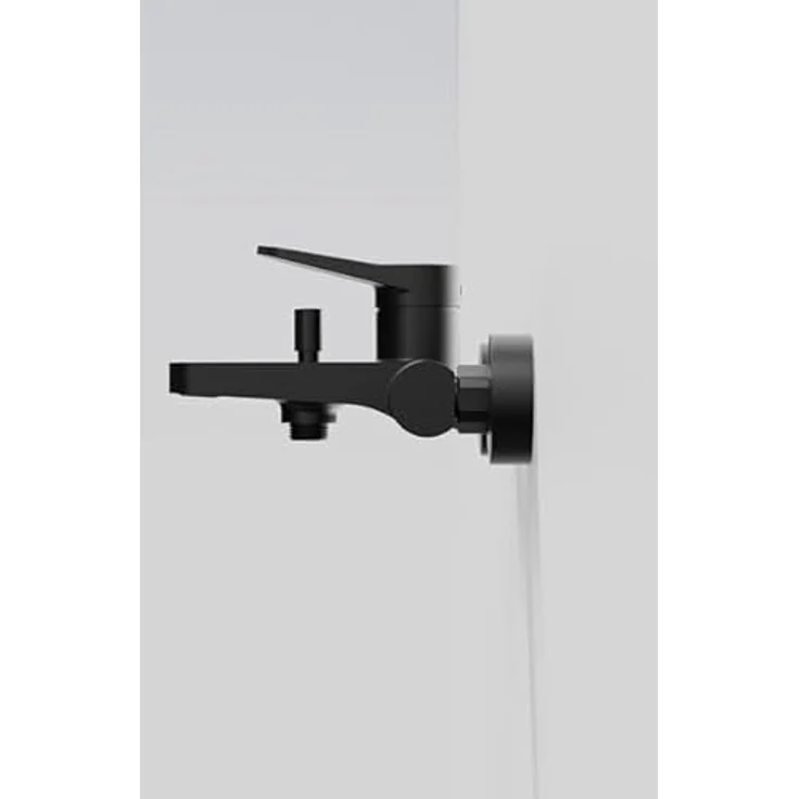 Steinberg Serie 340, Wannenarmatur Aufputz für zwei Verbraucher, Chrom, Ausladung 110mm, Einhebelarmatur – Bild 6