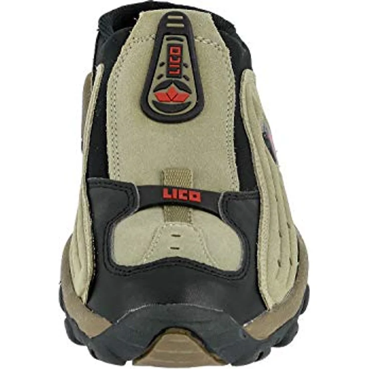 Lico Pantolette - Sicherheitssandale in braun aus echtem Veloursleder – Bild 4