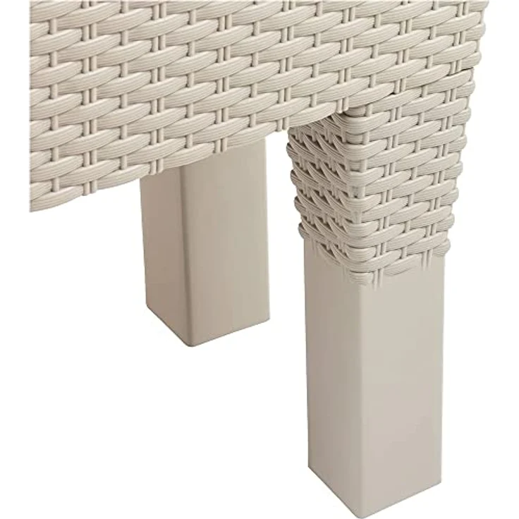 Maceta alta 30 L Prosperplast Rato case high de plástico en color Blanco, 46 (alto) x 60 (ancho) x 25 (profundo) cms – Bild 4