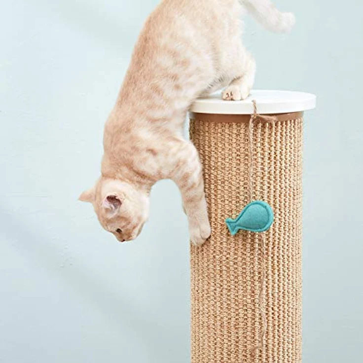 Cats Design Kratzbaum Grosse Katzen stabil/Kratzstange XXL Edel/Kratzsäule Kratzmöbel Kratzturm Strong Stray G – Bild 5