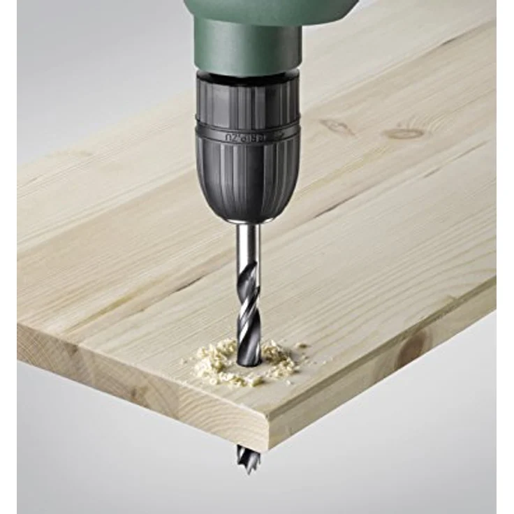 kwb CV Holzbohrer-Set – Holz-Spiralbohrer für Hartholz und Weichholz, 5-teilig, Ø 4 – 10 mm. – Bild 4