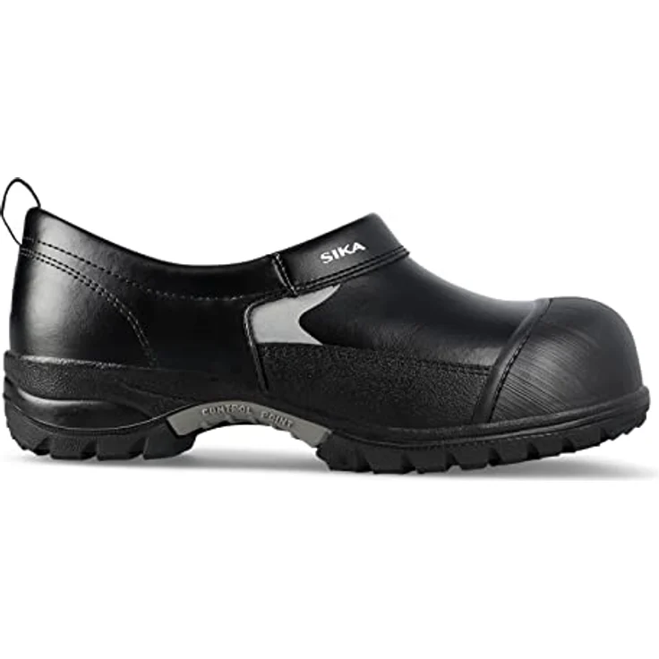 Sika 101 Superclog S3 Sicherheitsschuhe, Clogs mit Aluminium-Schutzzehenkappe, schwarz, Größe 44 – Bild 2