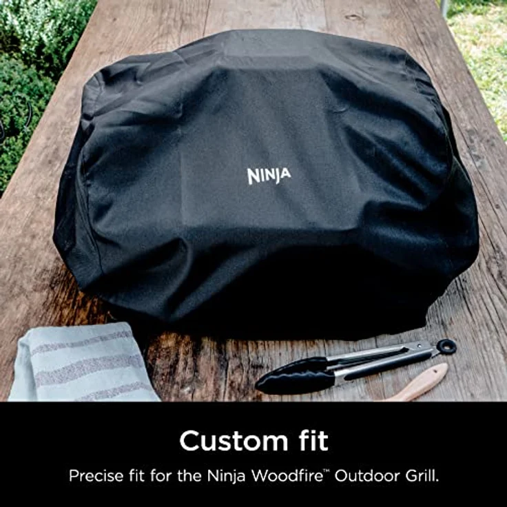 Ninja XSKCOVER Premium Outdoor-Abdeckung, kompatibel mit Holzfeuer-Grills (OG700 Serie), wasserabweisend, lichtecht, leicht, schwarz, 48 x 61 x 33 cm – Bild 3