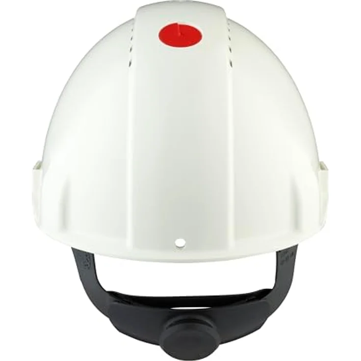 3M Peltor Schutzhelm G3000, G30NUW, mit 3M Uvicator Sensor, ABS, mit Schweißband und Ratschensystem, belüftet, weiß – Bild 5