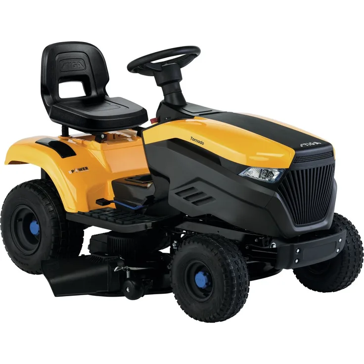 STIGA Akku-Rasentraktor Tornado 598e, 98 cm Schnittbreite, benzin- und abgasfrei, E-Traktor, grün