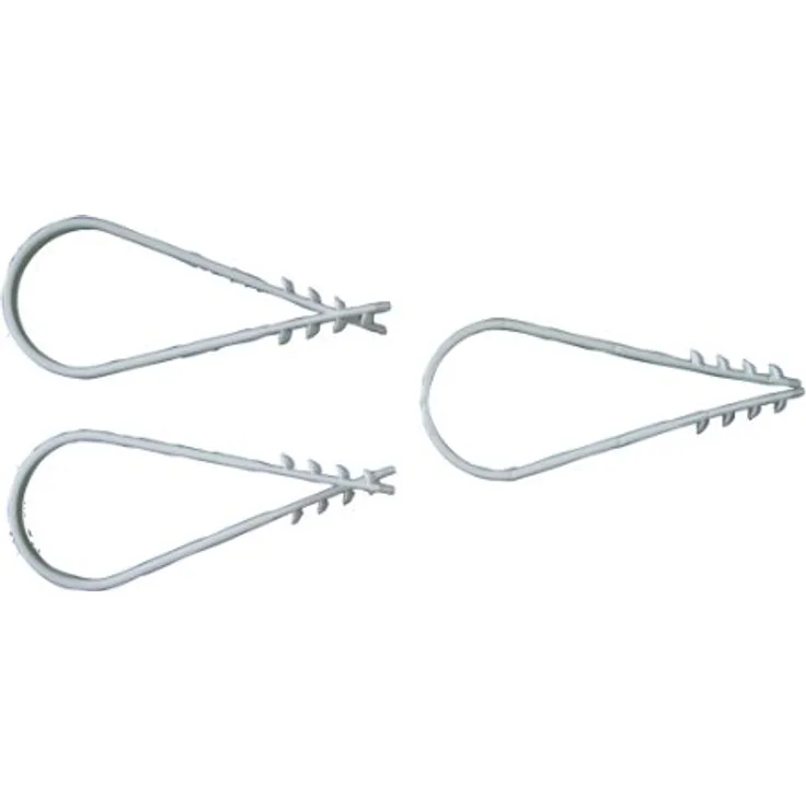 UNITEC 40435 Dübelklemmschelle, 6-20 mm, 20 Stück