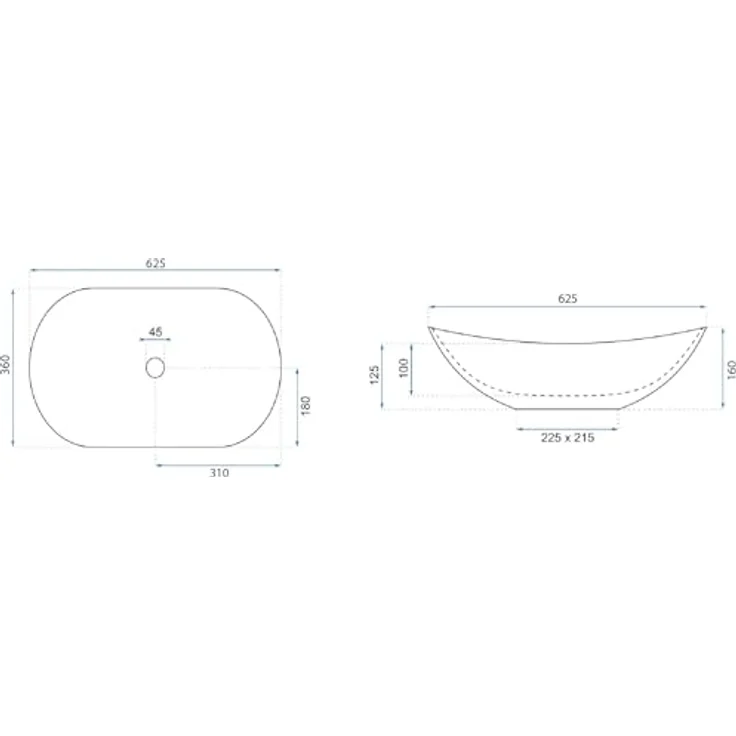 wohnwerk.idee Aufsatzwaschbecken Waschbecken Royal Lava Marmoroptik 60,5x36cm - Einzigartiges Muster aus hochwertigem Keramik in Natursteinoptik – Bild 10
