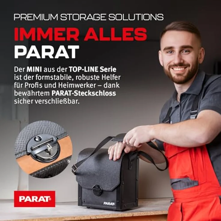 PARAT 30000581 Top-Line Werkzeugtasche, mit Mittelwand (Ohne Inhalt) – Bild 3
